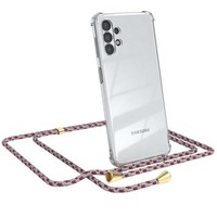 FüR Samsung Galaxy A32 5G HandyhüLle UmhäNgen Kordel Tasche Kette Rot Camouflage