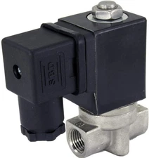 Duda Diesel 2WJ04008N:220v 4 mm 1/4" NPT Normally Closed Stainless Steel Vito...