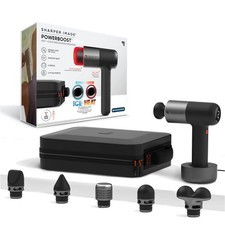 Deep Tissue Percussion Massage Gun, Powerboost Pro Hot  Cold Rechargeable H...