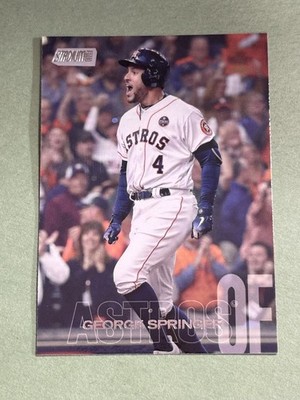 George Springer 2018 Stadium Club Houston Astros #73 JJ201