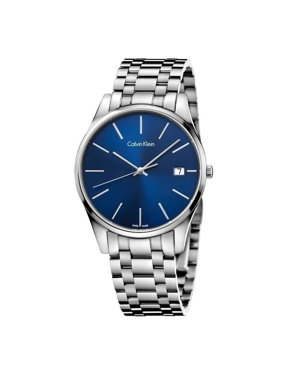 Calvin Klein Time Steel Men Watches - Blue Dial K4N2114N | eBay
