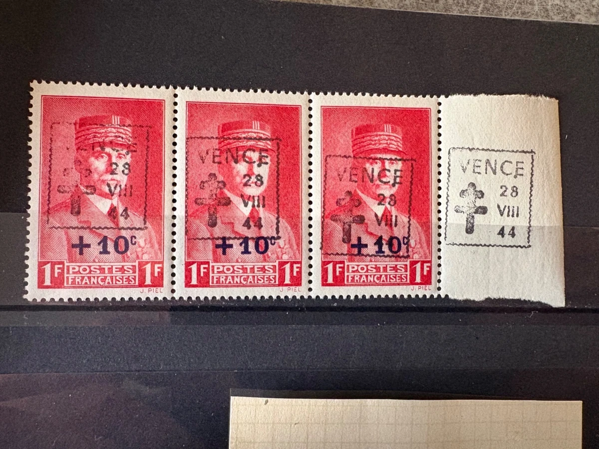 Libération - France libération Montreuil Bellay n°16** paire 50c