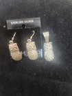 925 Sterling Silver Pineapple Jewelry Set Pendant & Dangle Earrings — photo 2