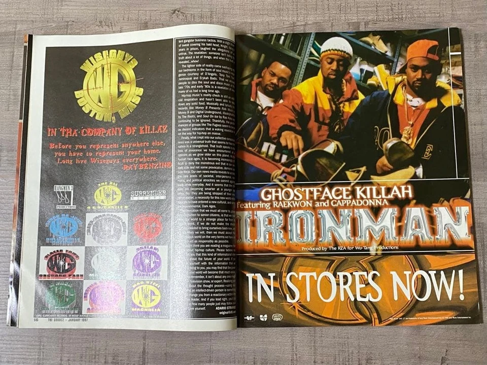 2Pac Nas Dr. Dre Fugees Power Players of 96 THE Source Hiphop Magazine - Image 4 of 4