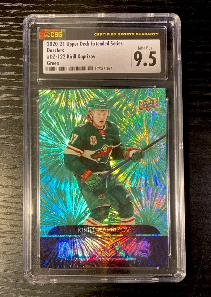 2020-21 Upper Deck Extended Series - Dazzlers Kirill Kaprizov #DZ-122 Green (RC)