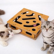 Cat Nail File Scratcher, Cat Claw Saver Box with Replaceable Sandpaper, Stres...