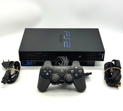 Sony Playstation 2 PS2 Fat Konsole (SCPH-30004) mit Controller und Kabeln
