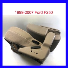1999-2007 Ford F250 F350 Super Duty Center Console Jump Seat Tan Cloth Blem 1999-2007 Ford F250 F350 Super Duty Center Console Jump Seat Tan Cloth Blem
