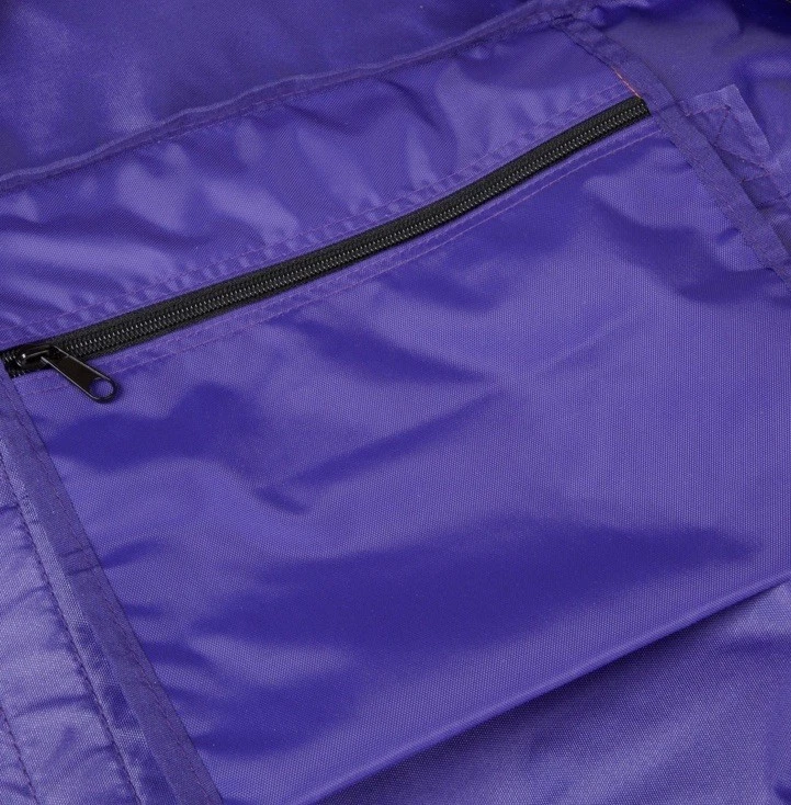 Samsonite Tote-A-Ton Duffle Bag Purple Nylon Collapsible Zipper Close 32.5”Long - Image 2 of 4