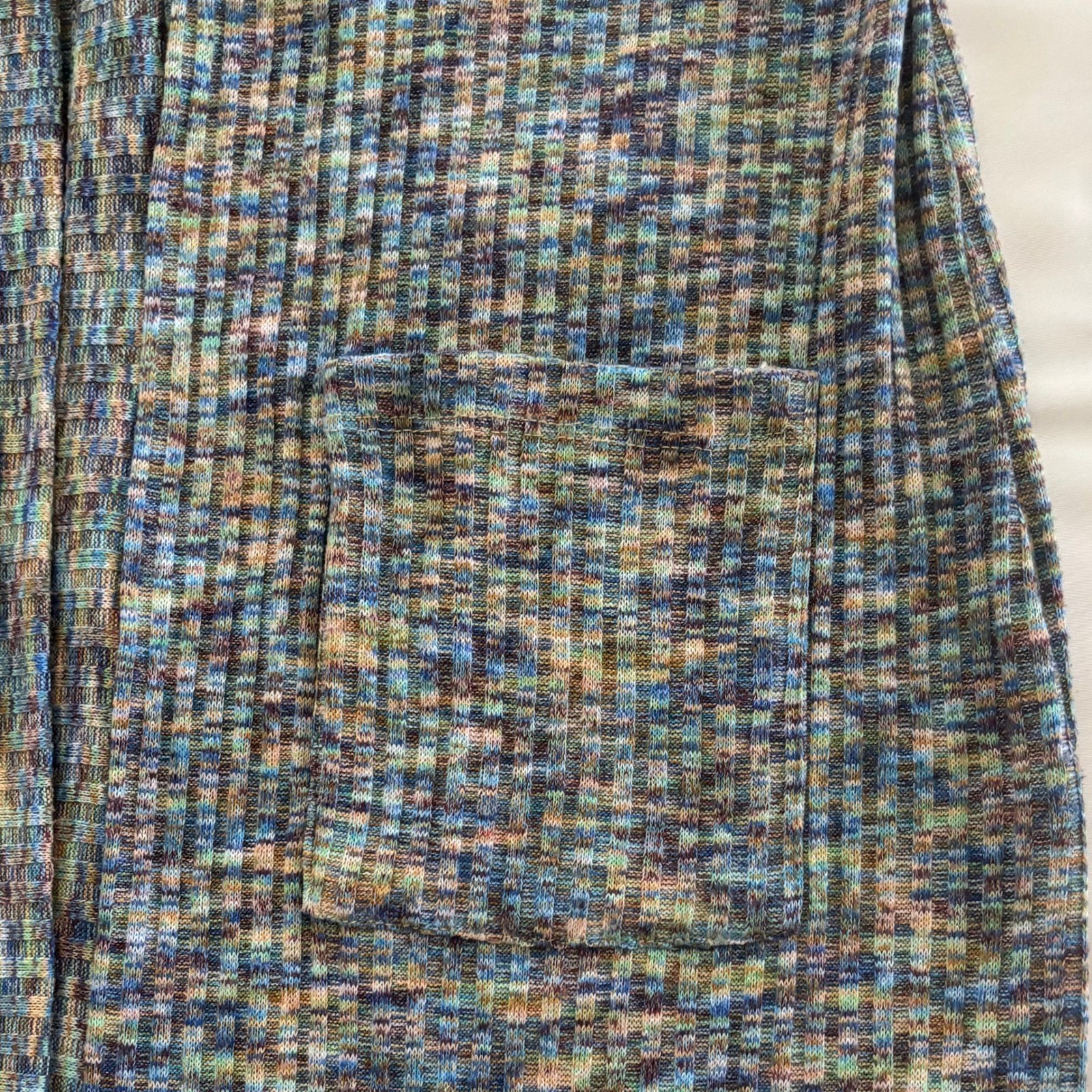 ANOTHER REASON Multicolored Ribbed Knit Long Slee… - image 10