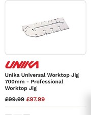 Brand New (last One) - Unika 700mm worktop jig  With Radius And Pegs