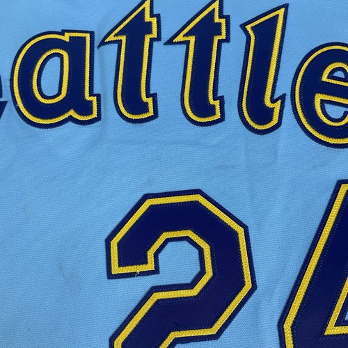 NWT Men's Mitchell & Ness Ken Griffey Jr Seattle Mariners Jersey Medium Size 40 - Picture 12 of 17