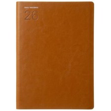 Laconic Notebook 2026 B6 Weekly Year Synthetic Leather Brown LKD84-270BR
