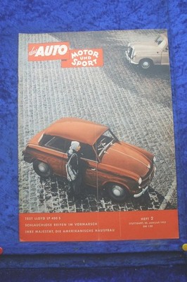 Das Auto Motor und Sport 2/55 (B) Lloyd LP 400 AM Rambler Kleinwage