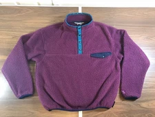 Men’s Vintage EMS Polartec T-Snap Pullover Size L Eastern Mountain Sports USA