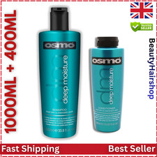 Osmo Deep Moisture Shampoo 1000ml & Conditioner 400ml x  FAST UK DELIVERY
