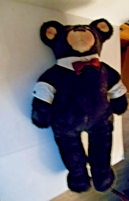 KOHL PATCH WEICHE SKULPTUR XAVIER ROBERTS DEBONAIR BÄR HANDSIGNIERT 1.AUFLAGE 