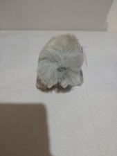 SWIBCO Puffkins Whiskers Walrus Beanbag Plush Toy Gray w/ Tags Vintage 90s 6"