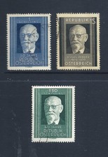 AUSTRIA _ 1948-58  KARL RENNER  SET of 3 _ USED ____(917)