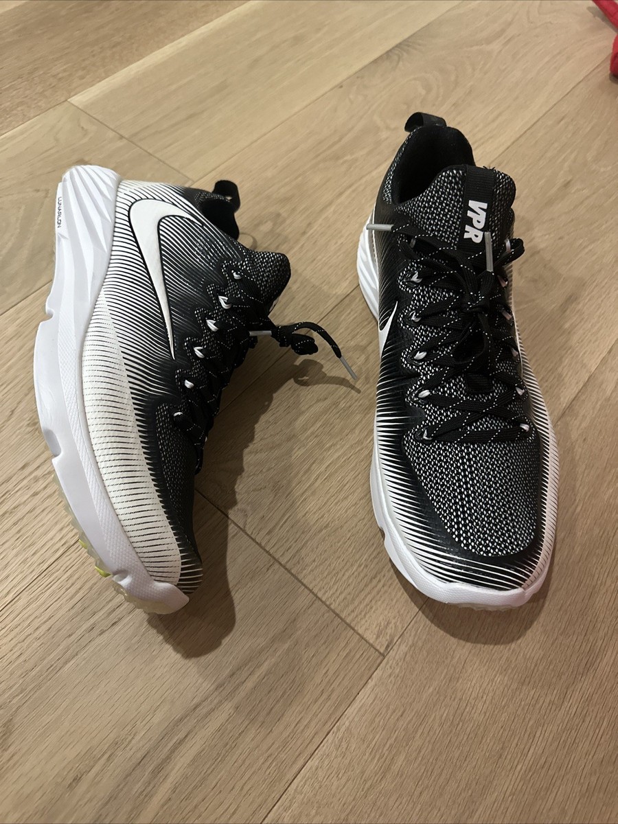 Nike Vapor Speed Turf CF Football Turf Mens Shoes White Black 11.5