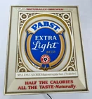 S-553 VINTAGE 1970/80'S PABST EXTRA LIGHT BEER LIGHTED WALL SIGN 12.5X14.5X2.5