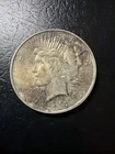 1924 Silver Peace Dollar. Vintage Circulated.