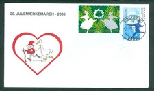 Denmark Cover. 2005.Ringkøbing.“Christm. Seal Walk # 29. Sc# 1327. H.C. Andersen