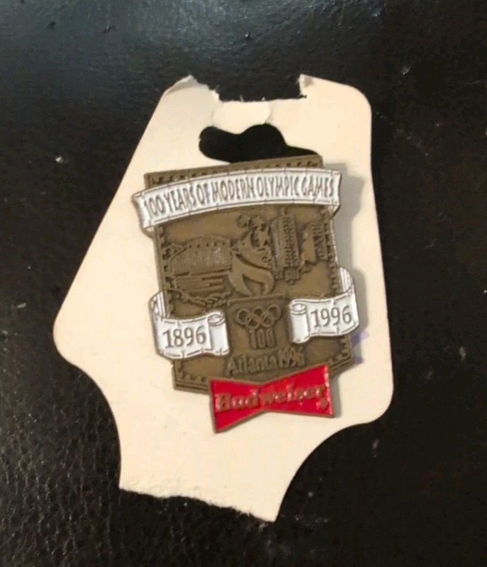 PIN ATLANTA 1996 OLYMPIC GAMES 100 YARS BIKING DAY 12 PIN JULY 31,1996