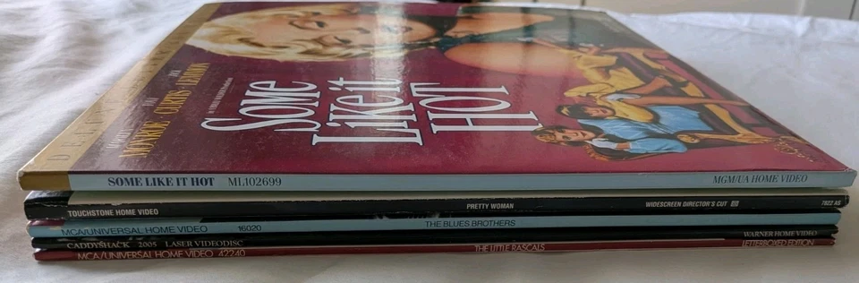 Laserdisc Comedy Lot of 5 - Pretty Woman, Blues Brothers, Caddyshack Foto 2 de 2