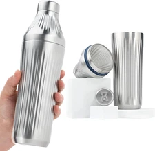 Elevated Craft Diamond Edition Hybrid Cocktail Shaker Set - Premium Vacuum Insul