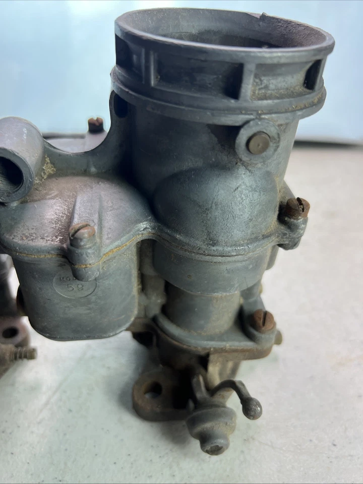 Carburador Hot Rod Ford 94 vintage lote de 3 piezas de la vieja escuela triple Deuce Foto 4 de 4