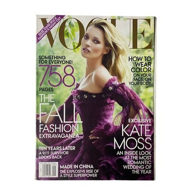 VOGUE SEPTEMBER 2011 ケイト・モス Vogue September 2011 Kate Moss | eBay