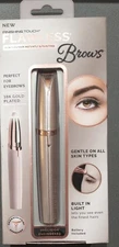 Finishing Touch Flawless Brows Hair Remover 18K Gold-Plated pain free brow 