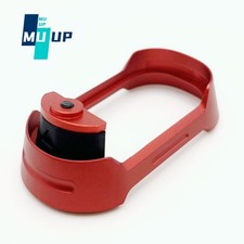 Flared Magwell For Glock 43X/48 MOS Anodized Finish Red Color