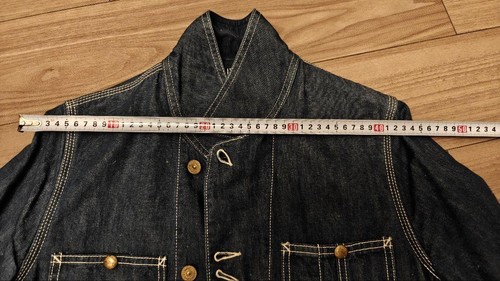 Authentic VISVIM denim jacket coverall size S cotton denim blue - Picture 8 of 8