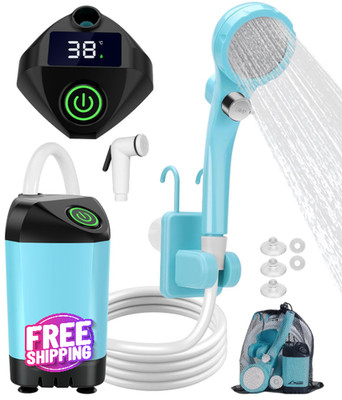 Electrica Bomba De Ducha Portátil Para Acampar Al Aire Libre Exterior USB Carga