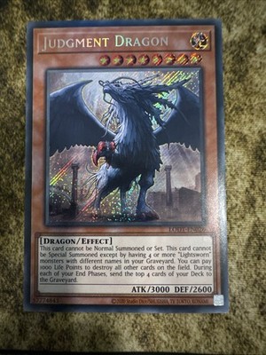 Yugioh: Judgment Dragon - Secret Rare - LODT-EN026 - Near Mint 2024 Reprint Set