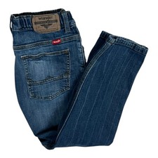 Wrangler Jeans Boys Size 10 Husky Regular Taper Western Cowboy Adjustable Waist