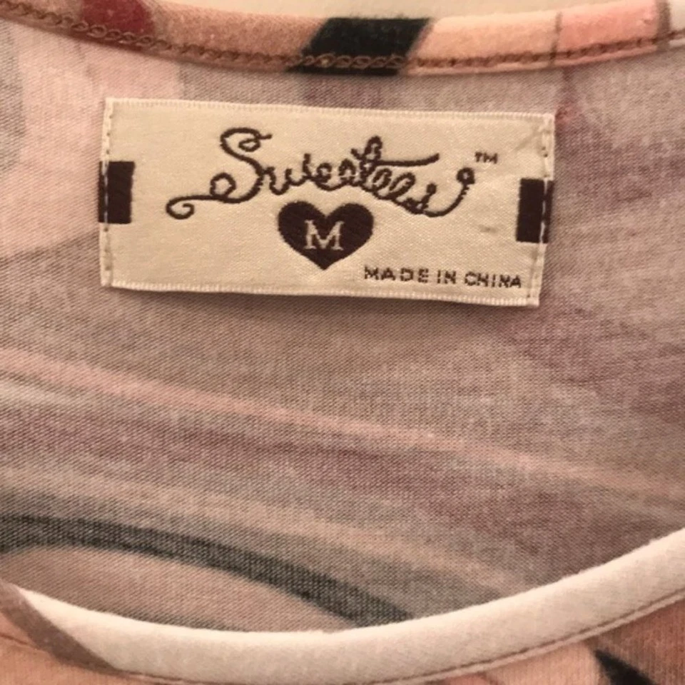 🖤✨ Vestido Sweetees Mujer Estampado Abstracto Cintura Imperio | Talla M ✨🖤 Foto 4 de 4