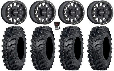 Method 401 14'' Bdlk Wheels Bk 5+2 28'' MT911 Tires Wildcat XX