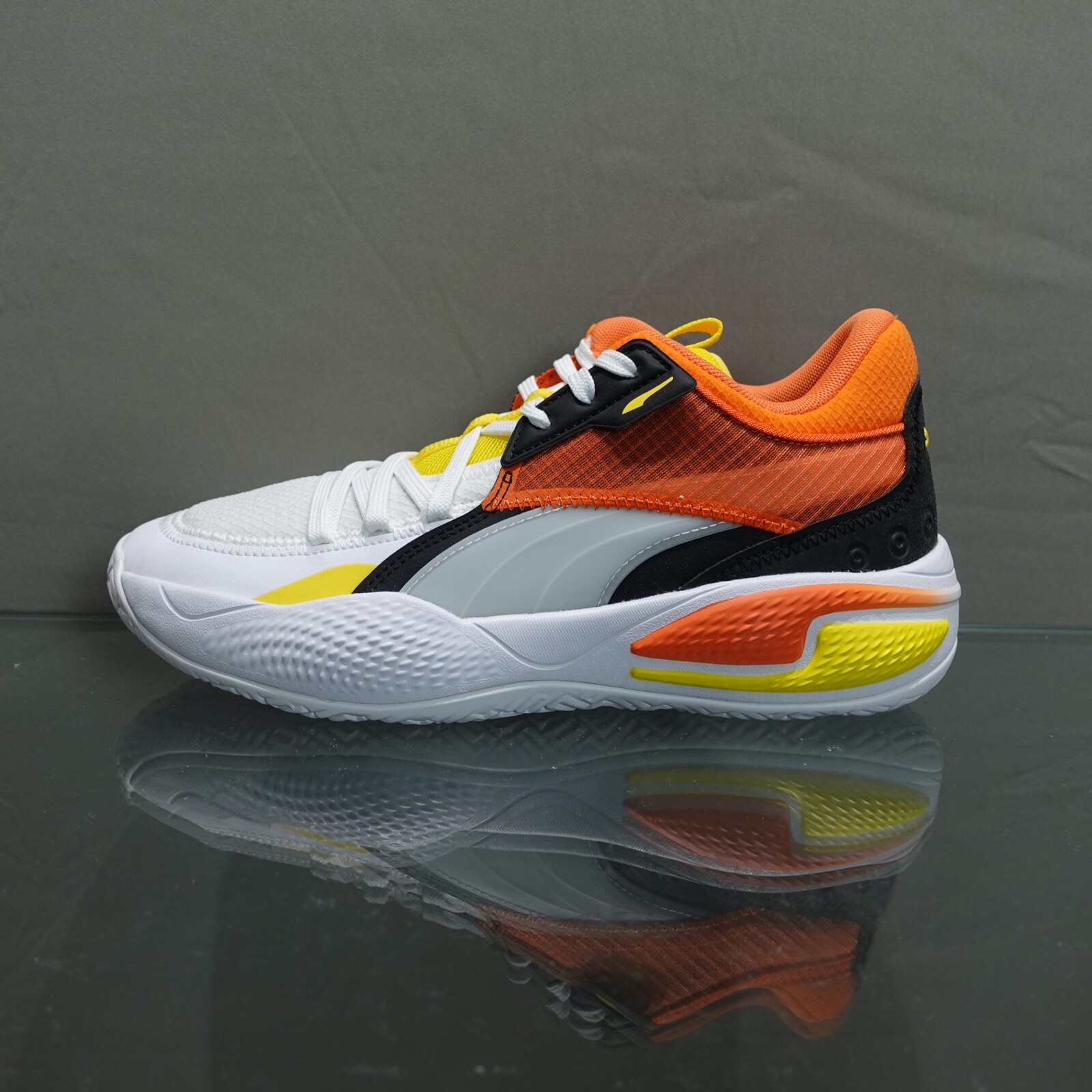 Мужские кроссовки Puma Court Rider 59th Street 9 размера, баскетбольная обувь белого цвета #2401