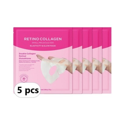 CKD Retino Collagen Small Molecule 300 Elasticity Glow Mask (31g × 5pcs)
