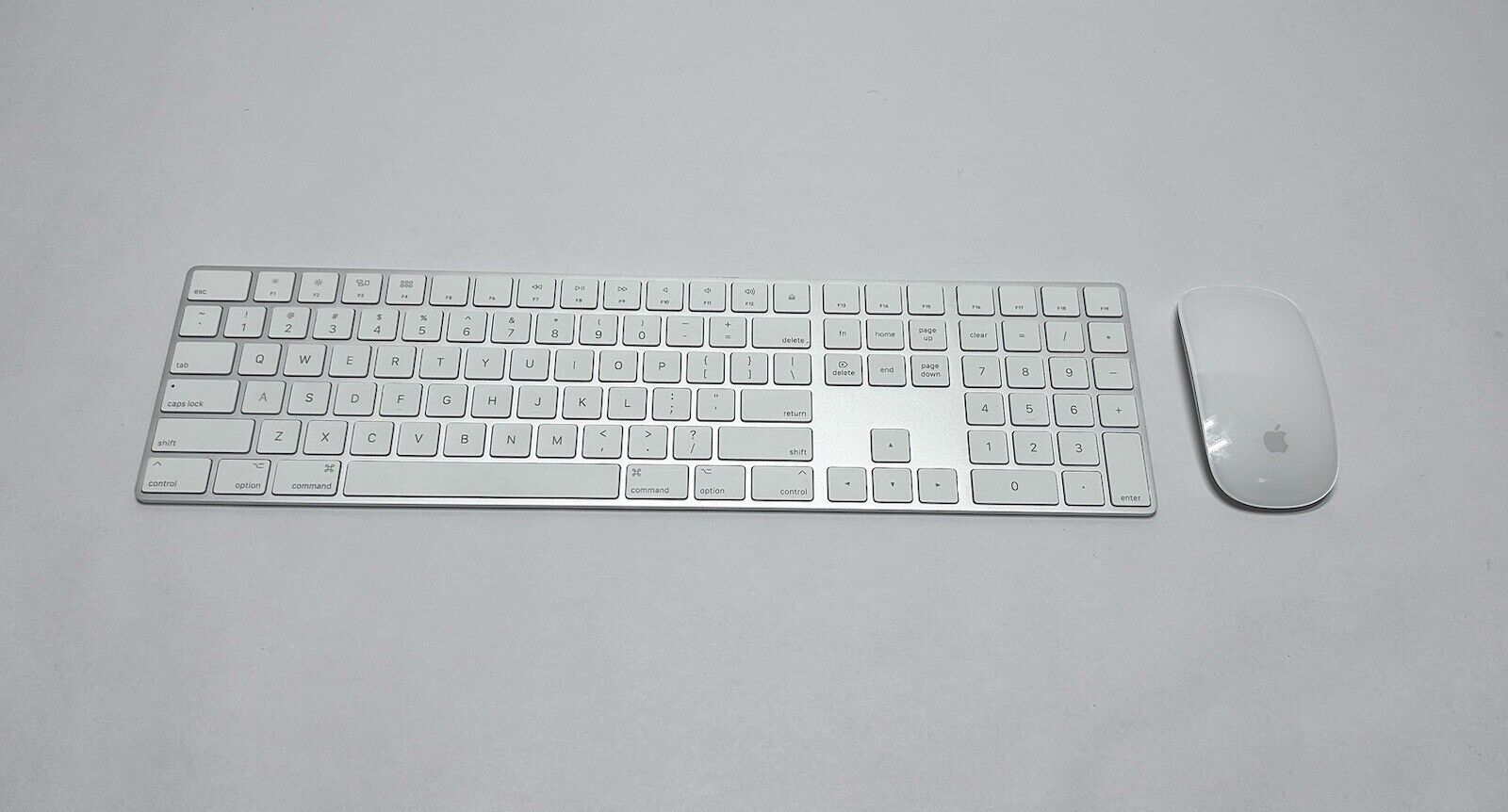 Apple Magic Keyboard 2 A1843 with Magic Mouse A1657 (Wireless 