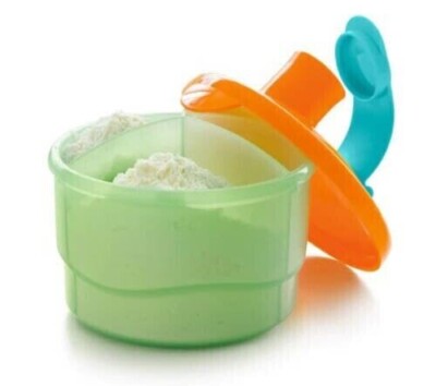 NEW TUPPERWARE Baby Formula Dispenser Portions Divided Container