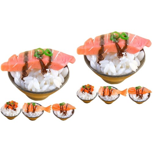 2 Pack Sushi-Modell Kind Simulation Lebensmittelmodell Simulationsfutter
