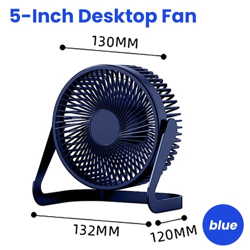 5/6/8 INCH Mini USB Desk Fan Portable Small Quiet Table Cooling Fan - Picture 16 of 18