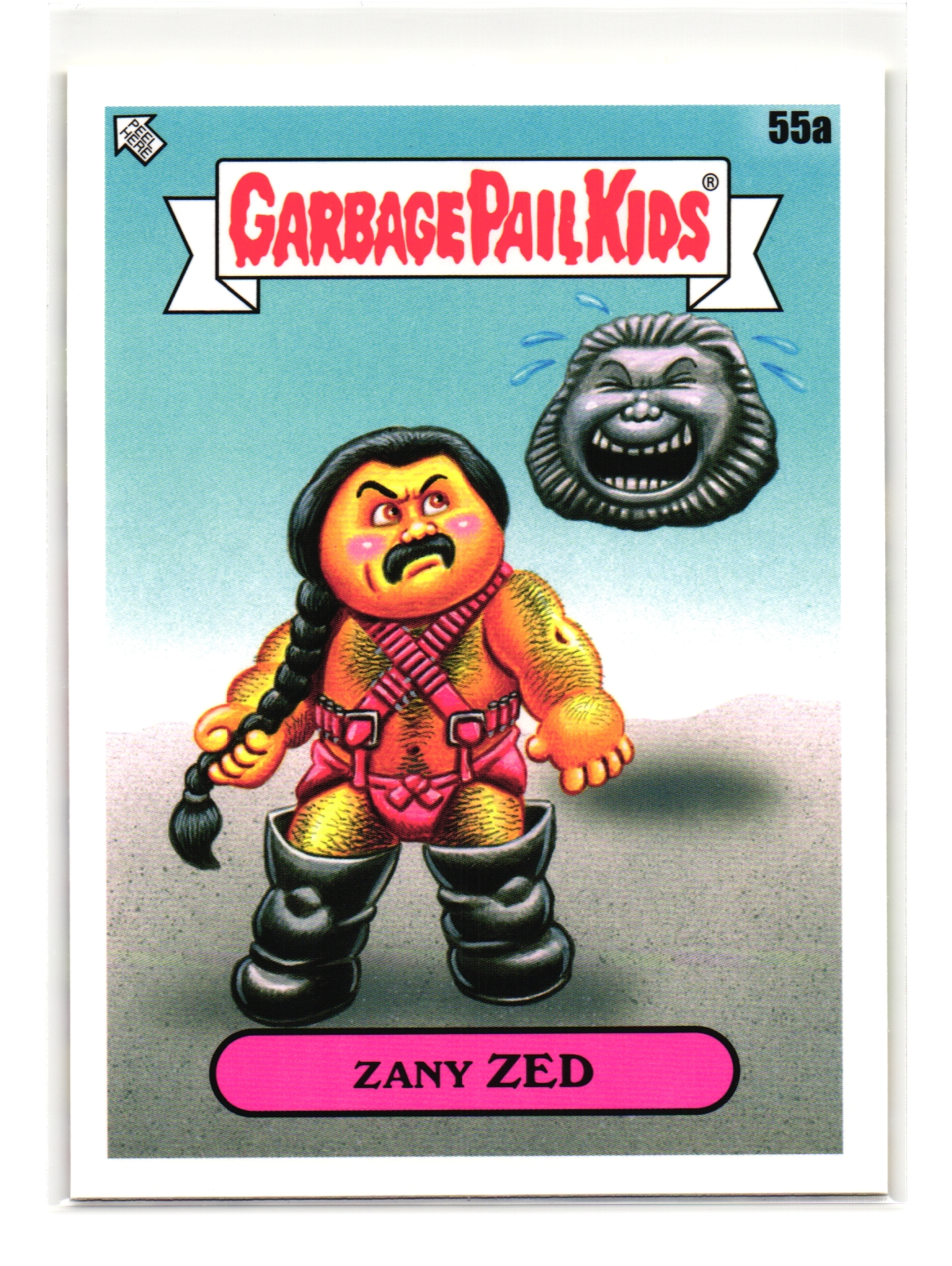 Zany Zed 2023 Garbage Pail Kids Zardoz Parody Card