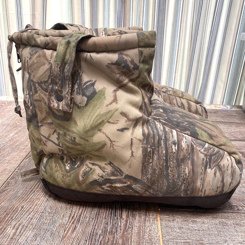 Vtg ICEBREAKER Insulated Overboot Sz M Realtree Camo Boot Blanket Warmer Hunting - Picture 3 of 12