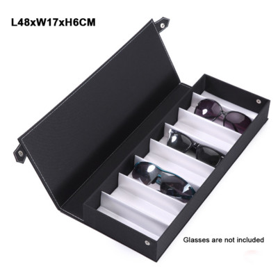 Grids Glasses Jewelry Storage Case Sunglasses Organiser Box