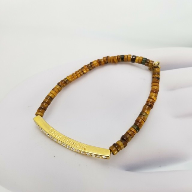 michael kors black and gold sandals